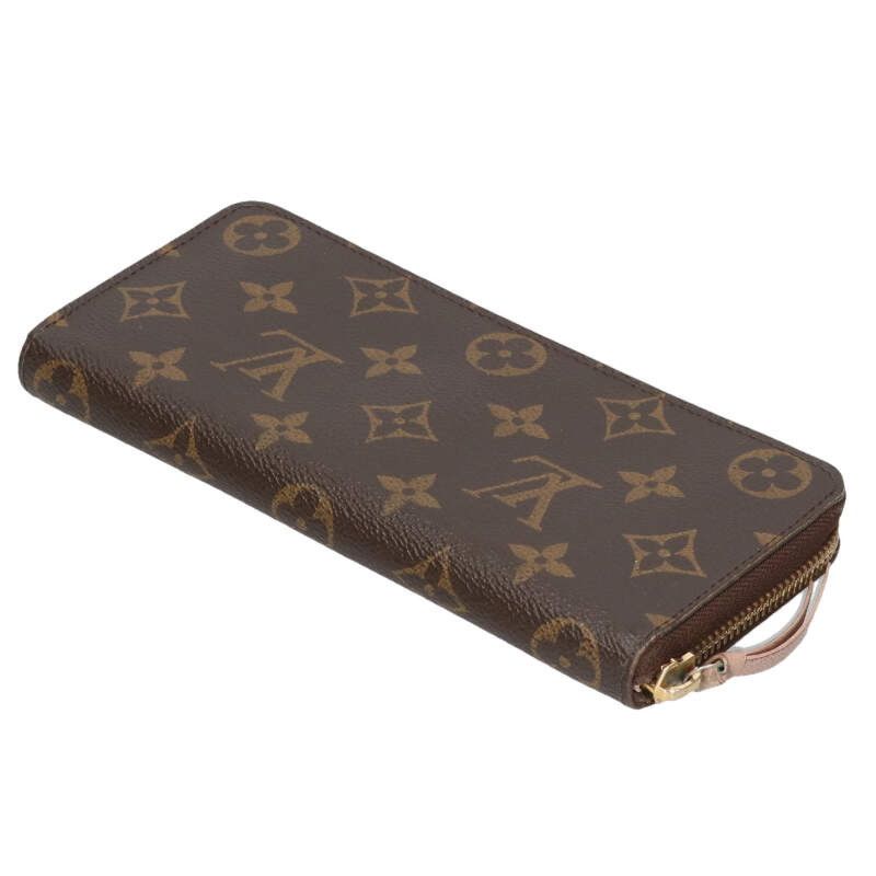 Louis Vuitton M61298 Portefeuille Clemence Monogram Leather Zipper Long Wallet