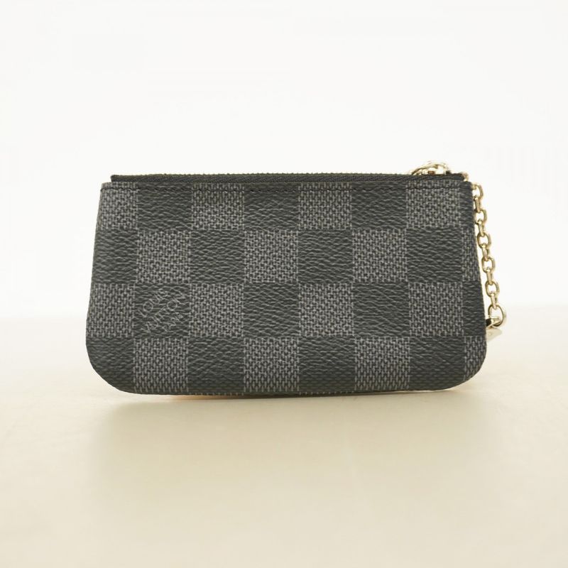 Louis Vuitton Coin Case Damier Graphite Pochette Cles N60155 Black Men's