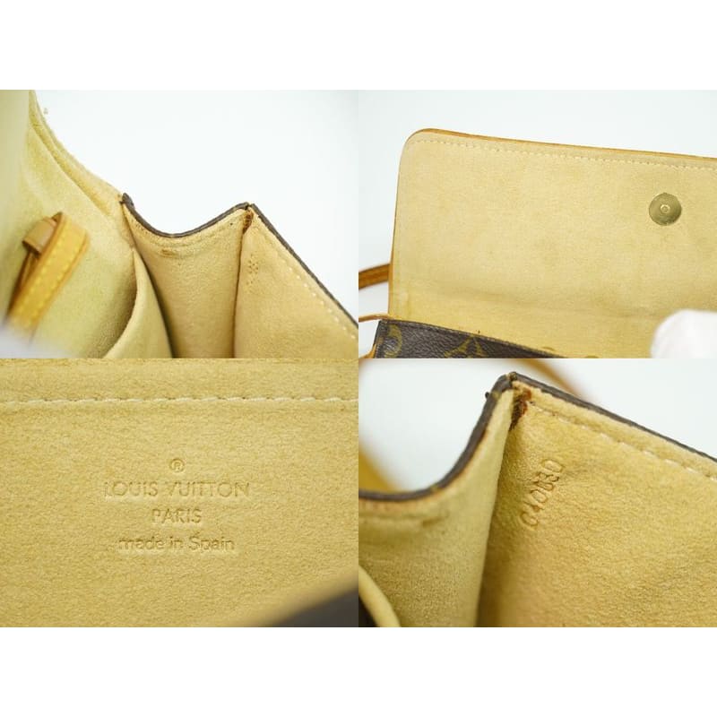 Louis Vuitton Pochette Twin GM Monogram 2-Way Shoulder Bag Clutch
