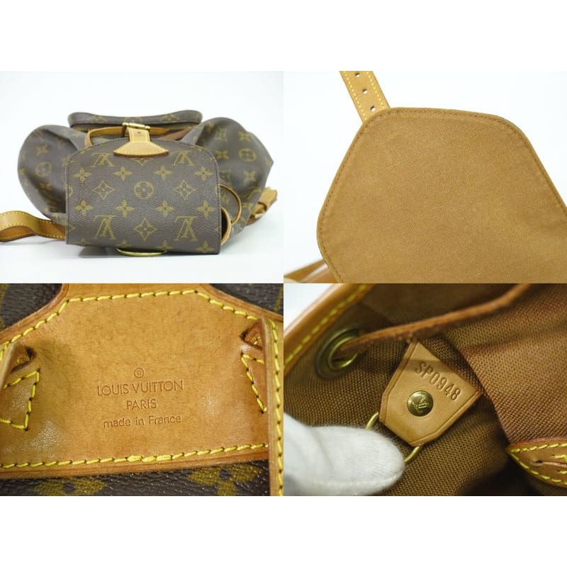 Louis Vuitton Montsouris MM Rucksack Sac Backpack Monogram Brown