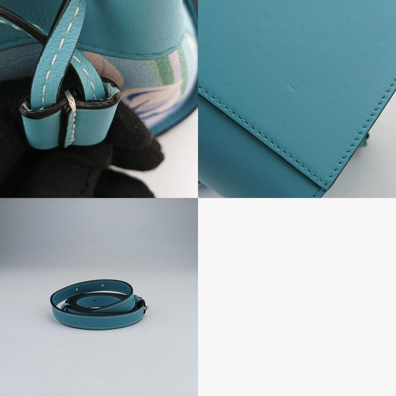 Loewe Hammock Blue X Multicolor Leather X Canvas