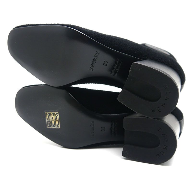 Hermes Short Butts 35 Black Click- Senue