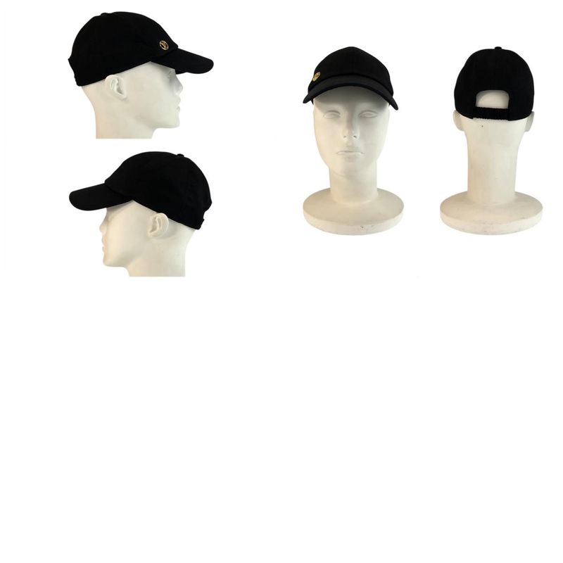Louis Vuitton Mine Black Gold Hardware Cotton M7929m Cap Hat Ladies 506845