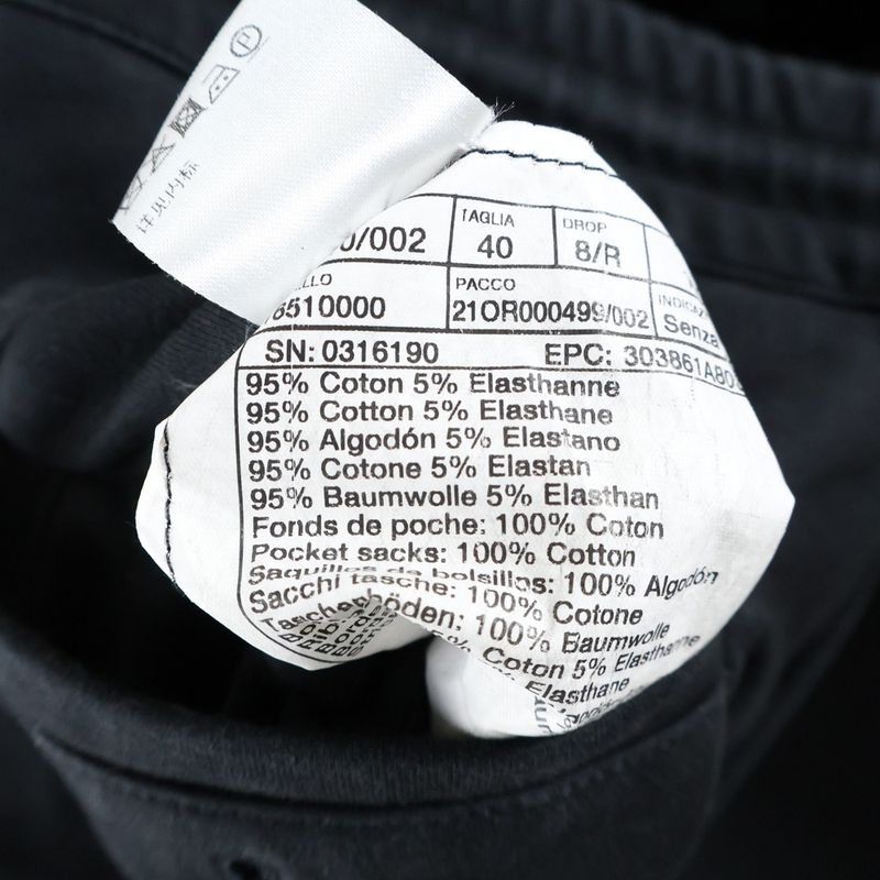 Hermes Jogger Pants Sweatpants Black 165100