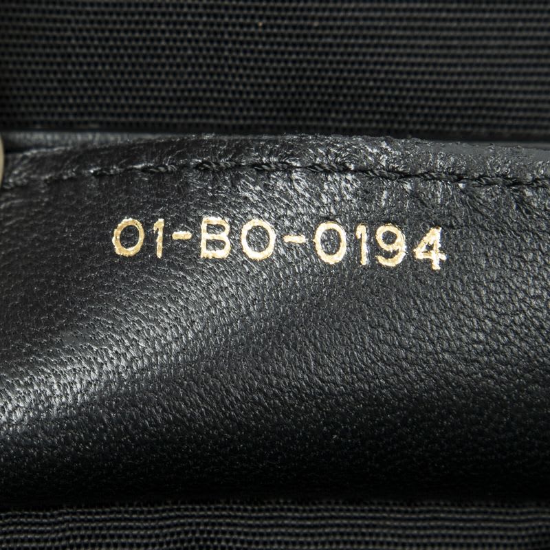 Dior Soft Shopping Tote Black Matelasse Lambskin Leather
