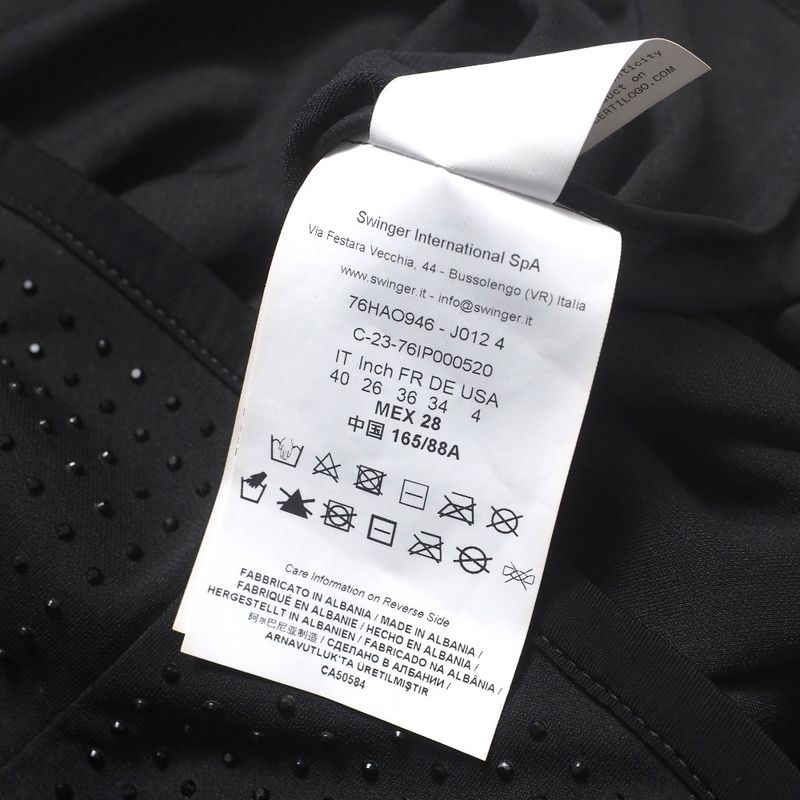 Versace Jeans Dress 40 Sleeveless Visual Dot Logo Plate