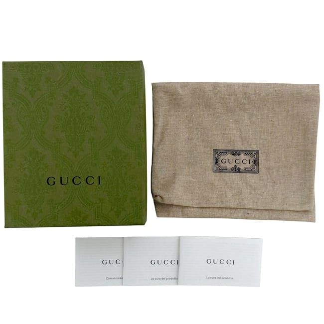 Gucci Bifold Wallet Diana Compact Beige Brown Jumbo GG