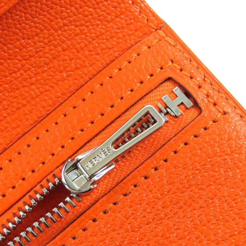 ◇hermes Bearn Compact Chevre Silver Hardware Purchased In 2025 Compact Wallet
