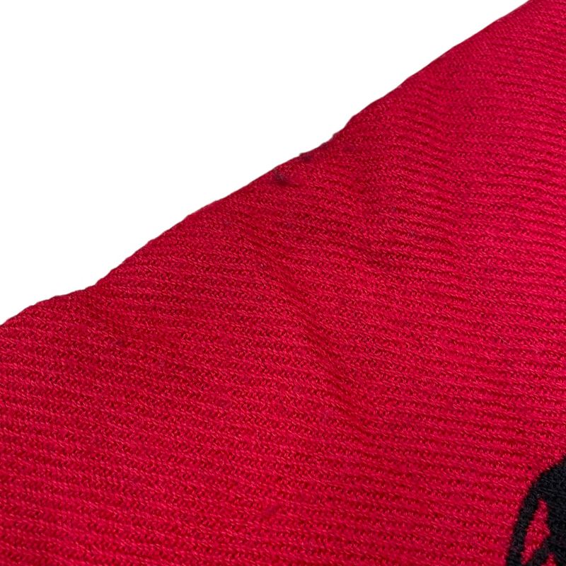 Gucci Muffler Shawl Muffler Guccify Magnetismo Reversible Large Logo Wool Red