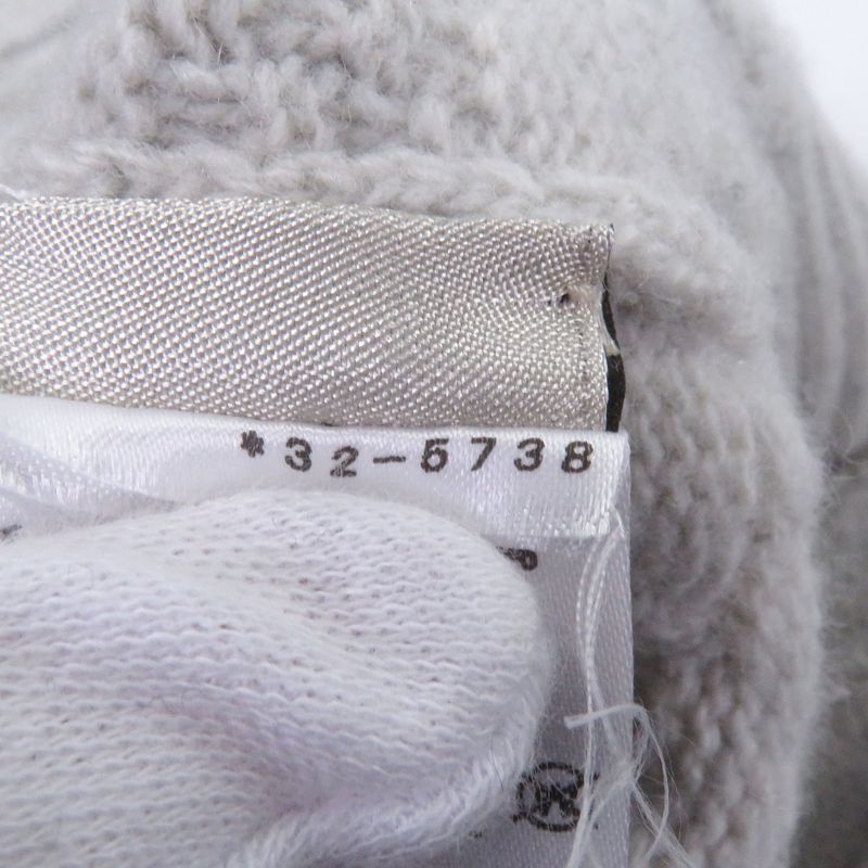 □hermes 22AW Cashmere Blend Chimayo Ortega Pattern Long Sleeve Sweater Knit