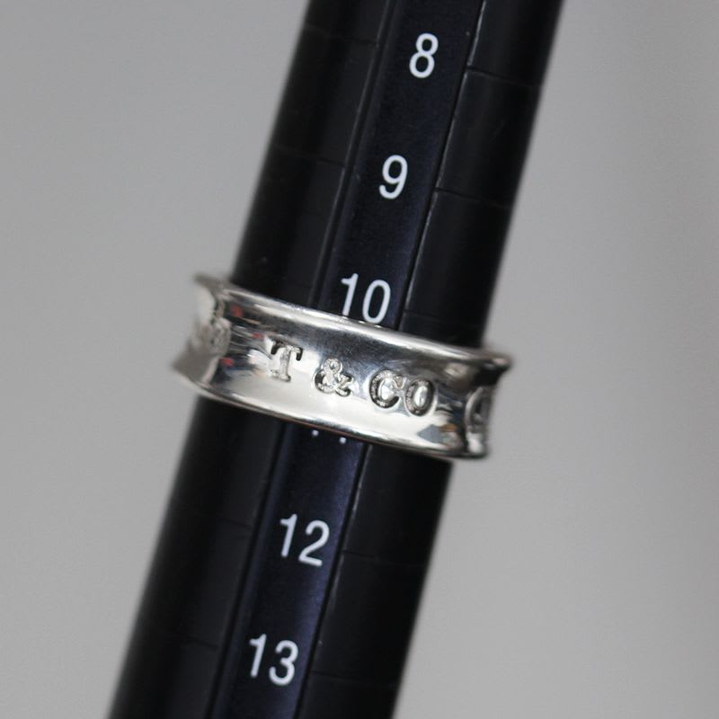 Tiffany & Co 1837 Wide Ring No 10 AG 925 Thick E1142