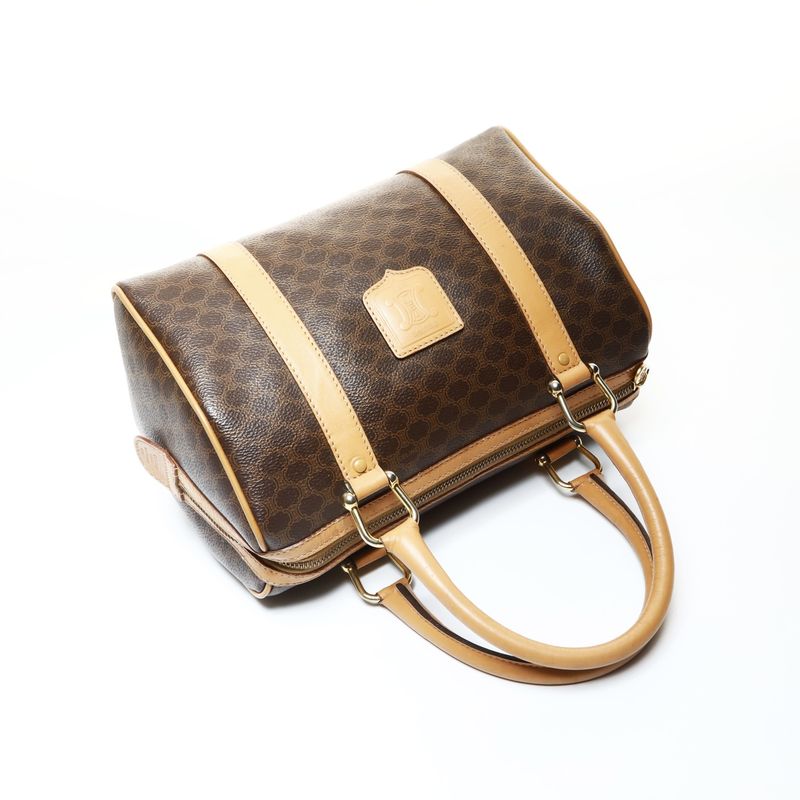 Celine Handbag Macadam Leather Brown