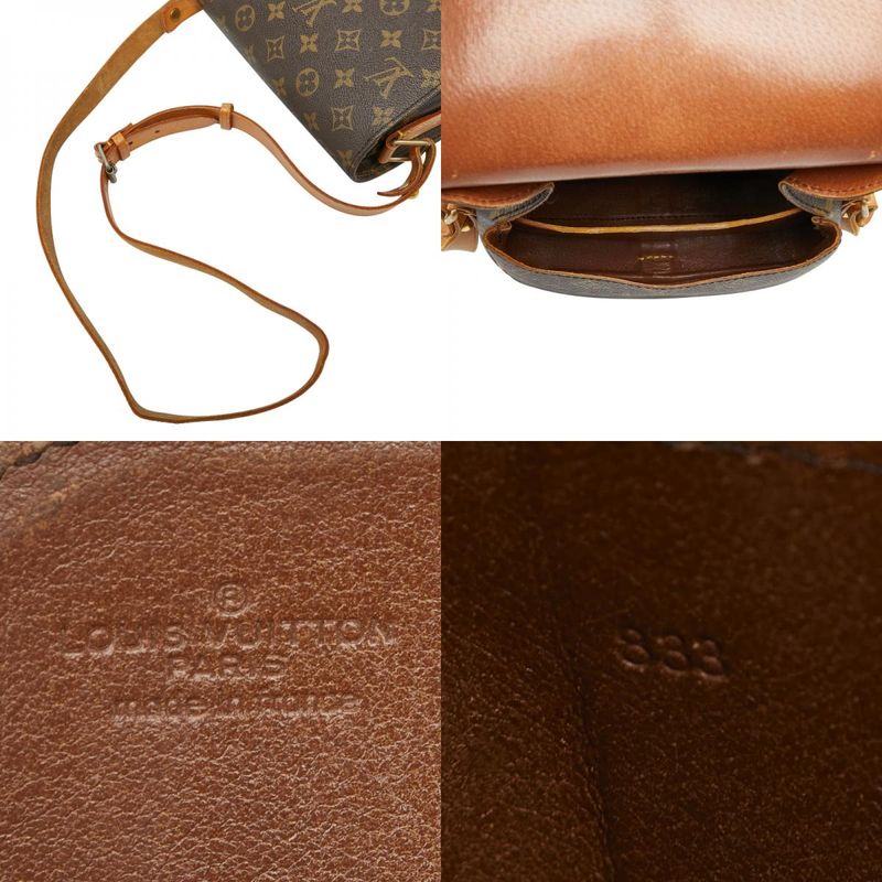Louis Vuitton Monogram Cartesier MM Crossbody Shoulder Bag M51253 Brown PVC