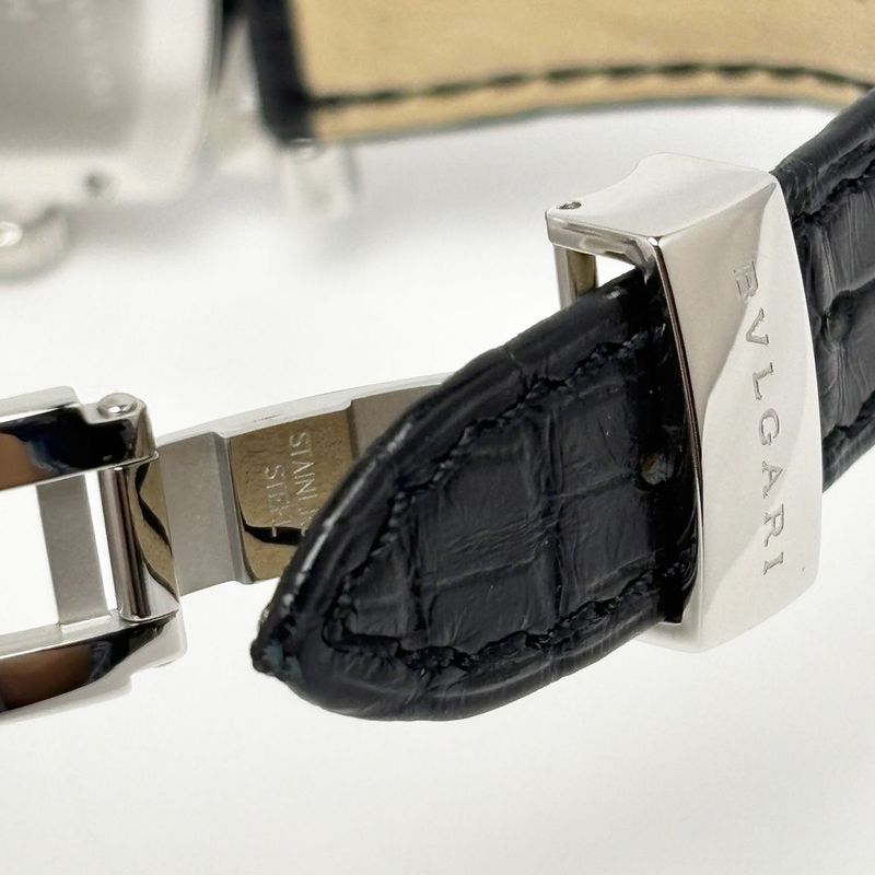 Bvlgari Watch Quartz Ashoma Black Silver Boys