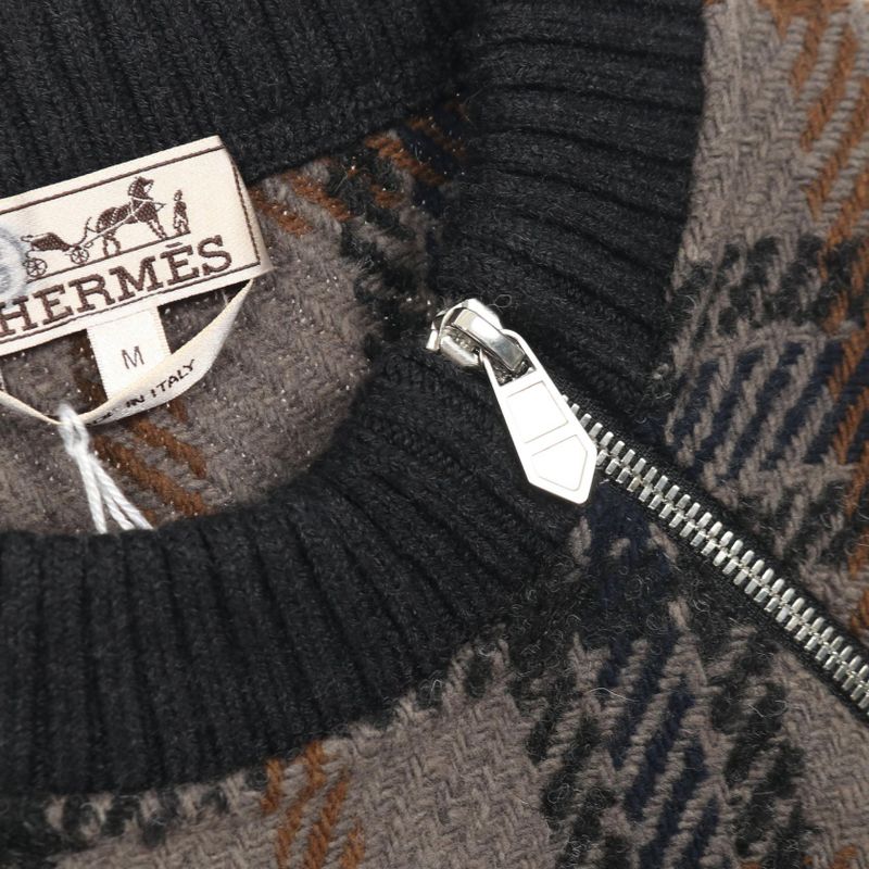 Hermes Knit Sweater Wool Knit Men's Used A