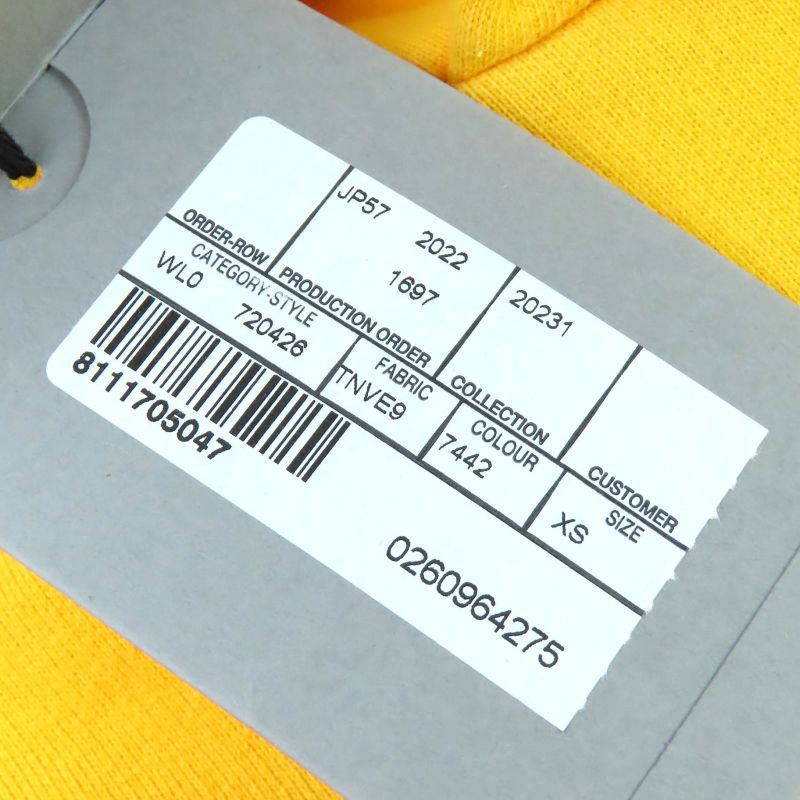 Balenciaga 23SS 720426 100% Cotton Campaign Logo Distressed Hoodie Parka