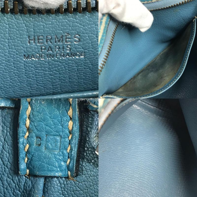 Hermes Shoulder Bag Berline PM Berline PM Leather Blue