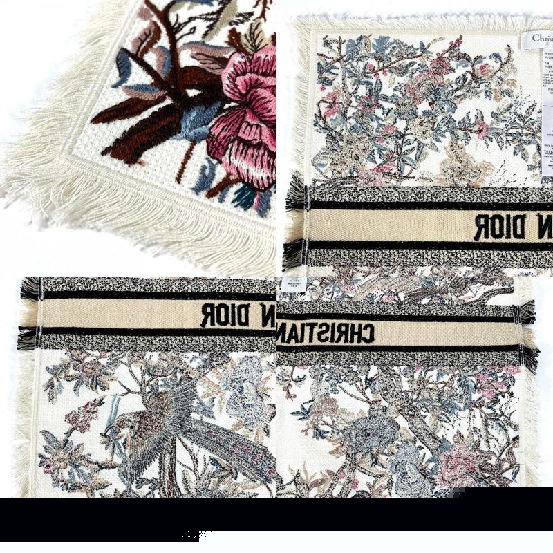 DIOR Placemat Tablecloth Hyo03sjb0u Cotton White