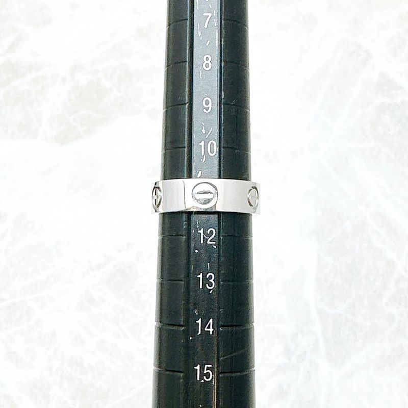 Cartier Love Platinum Ring 51 Approximately No 11 U