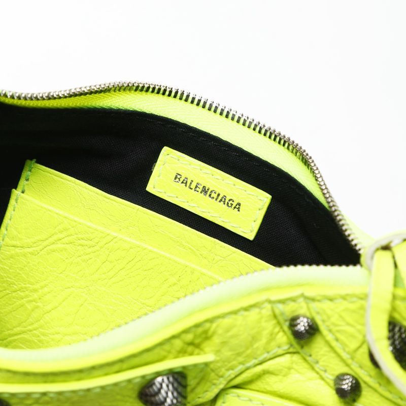 Balenciaga Shoulder Bag le Cagole Mini Giant Leather Chain