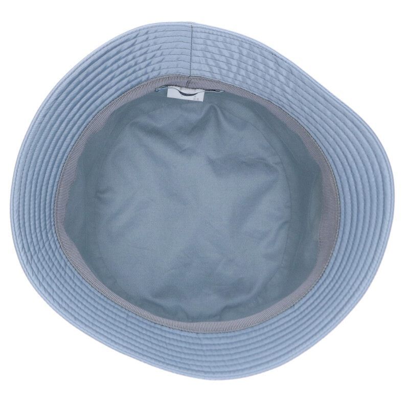 PRADA Triangle Logo Plain Nylon Bucket Hat Men's M