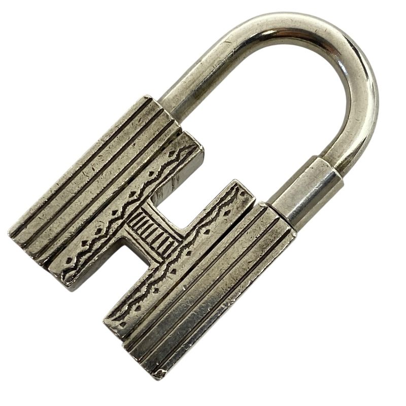 HERMES Sv925 Touareg Cadena Padlock H Motif Charm Accessories - Silver - HERMES