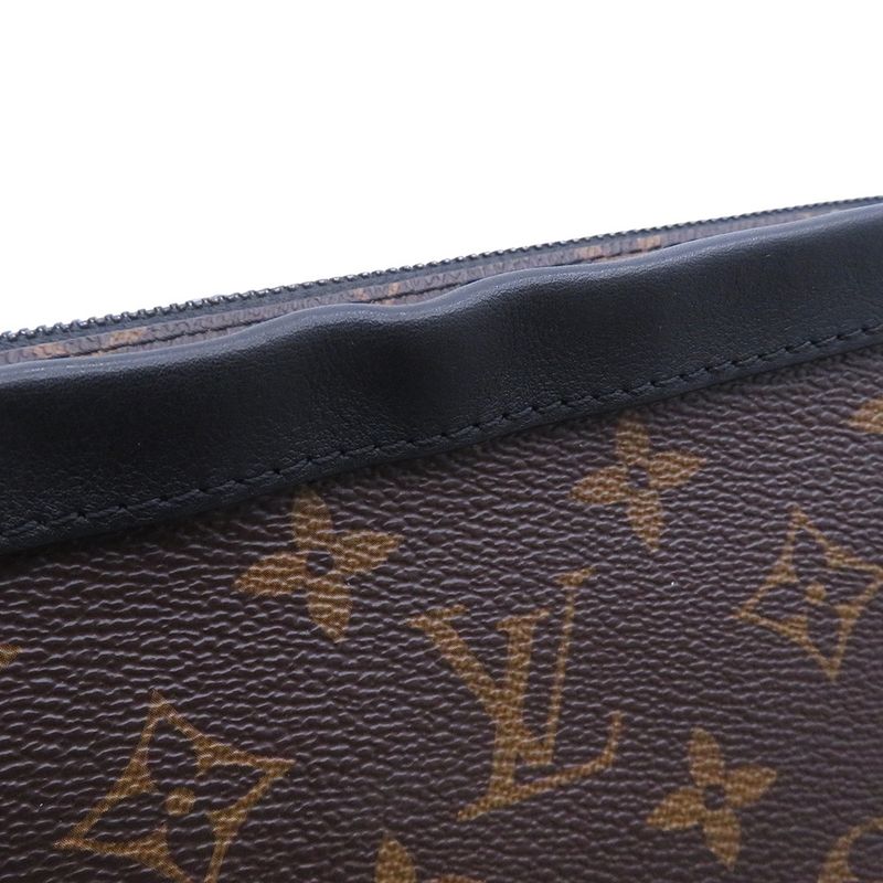 Louis Vuitton Shoulder Bag Monogram Solar Ray Soft Trunk Noir Black