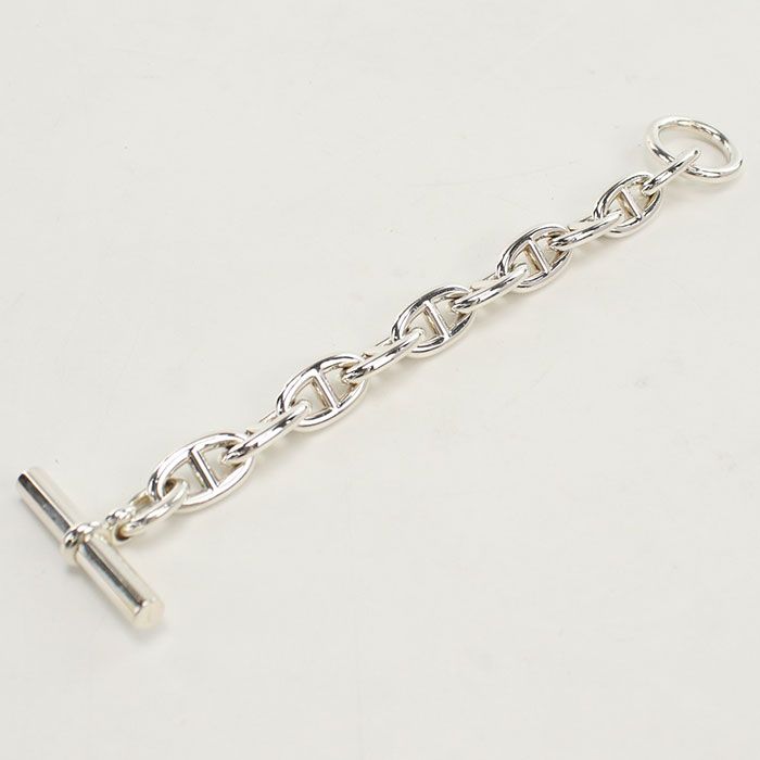 HERMES Chaine D'ancre GM 10koma Bracelet Silver-925 Unisex