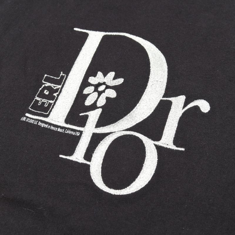 DIOR Long Sleeve T-shirt DIOR × ERL Cotton T-shirt Men's A