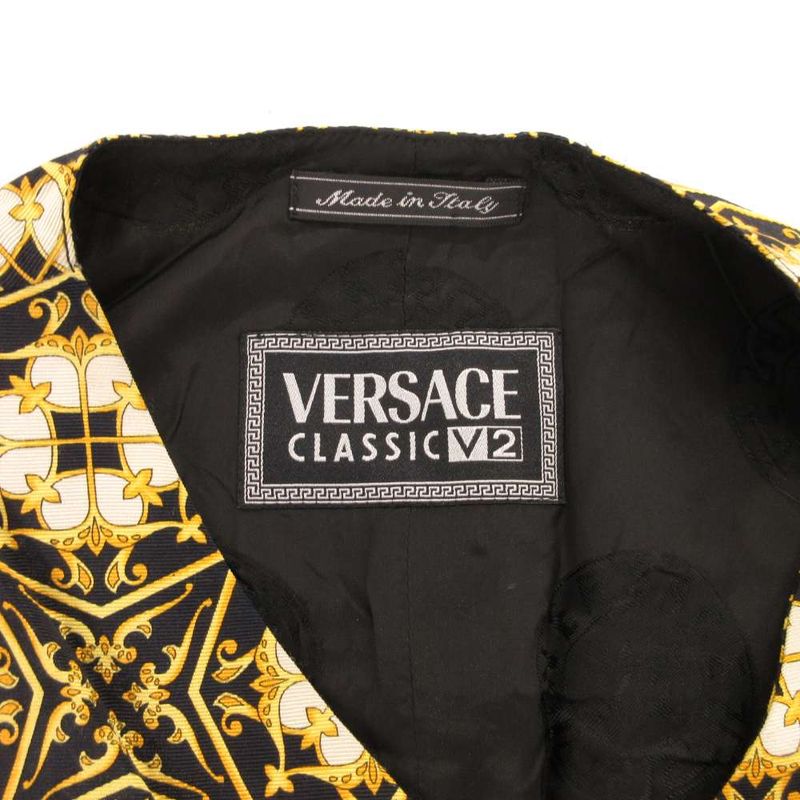 Versace Classic V2 Vintage Gilet Vest All Over Pattern Medusa