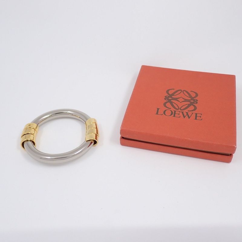 Loewe Bangle Silver Color Gold Gold Color