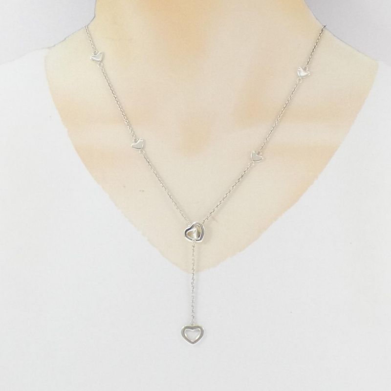 Tiffany & Co Heart Link Lariat Necklace