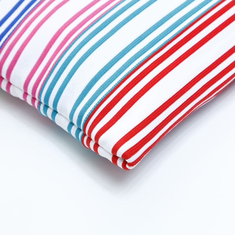 Chanel Clutch Cotton Canvas Multicolor CC Logo