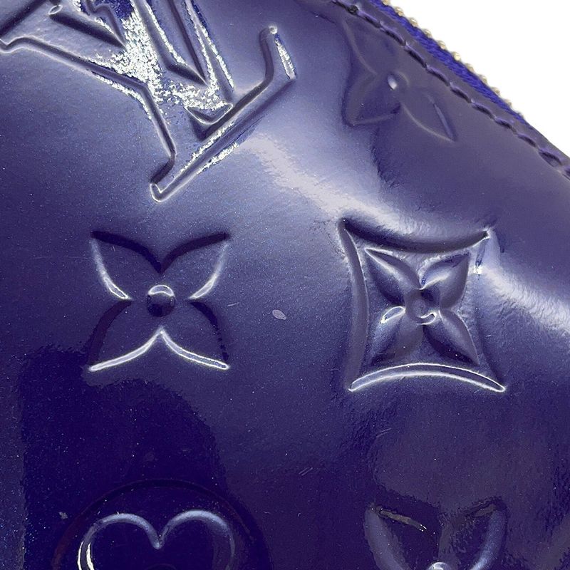Louis Vuitton Handbag Monogram Vernis Melrose 2-Way Purple Noir Black
