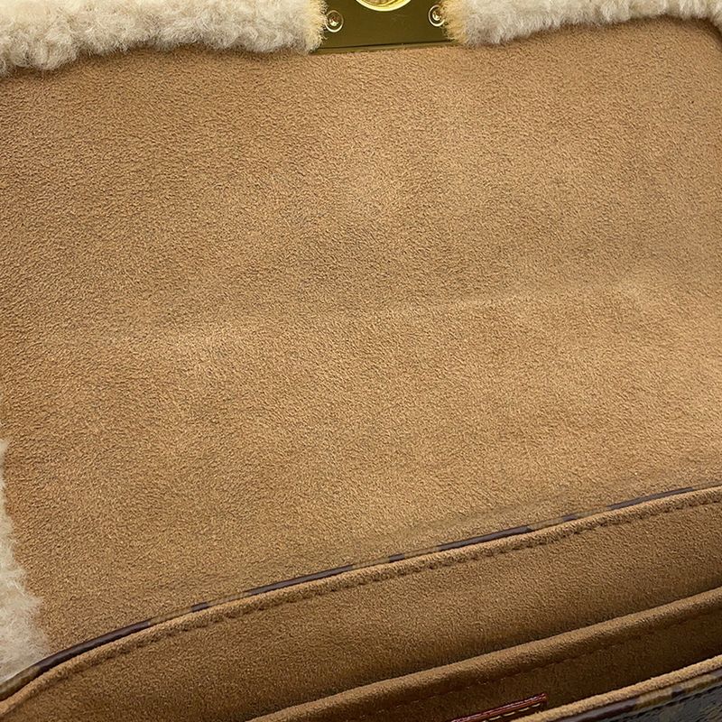 Louis Vuitton Handbag Monogram Mouton Rocki BB 2-Way