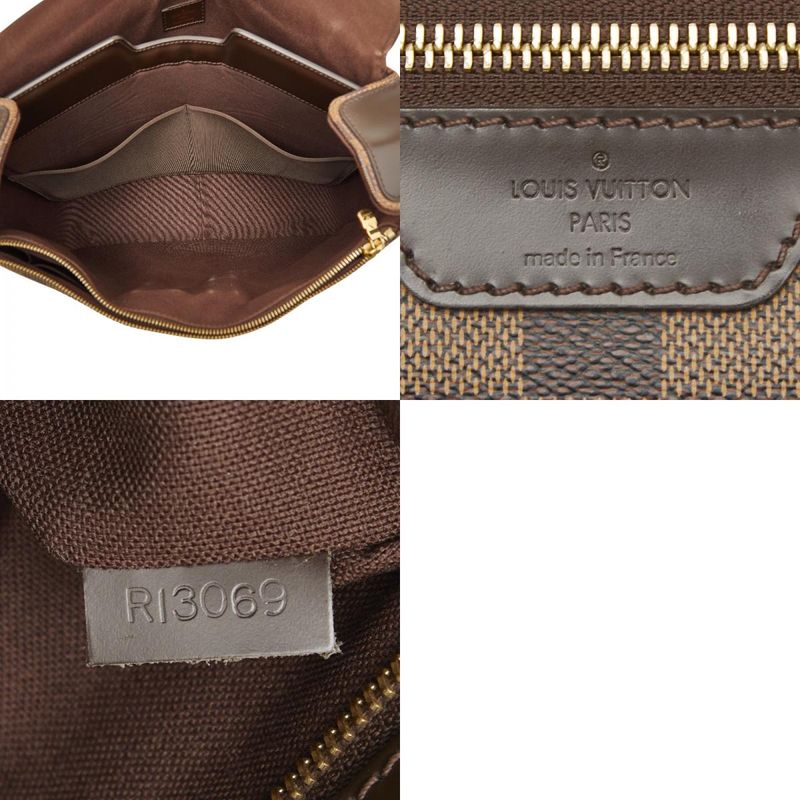 Louis Vuitton Damier Spencer Crossbody Shoulder Bag N58021 Brown PVC Leather