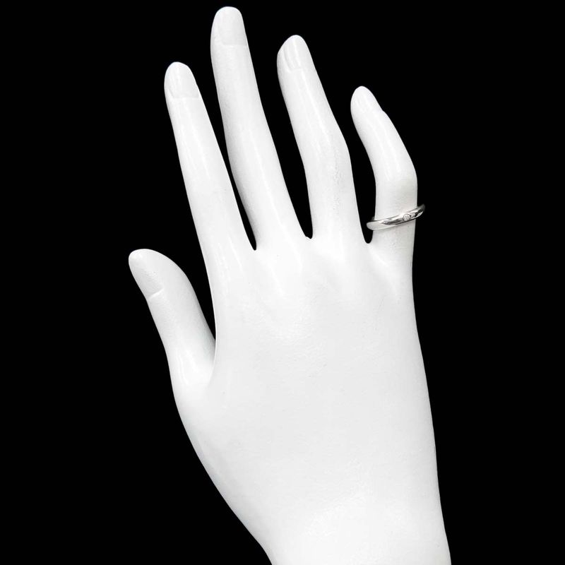 Tiffany & Co Tiffany & Co Stacking Band Ring 6.5 Ring Diamond 1P Pt Platinum