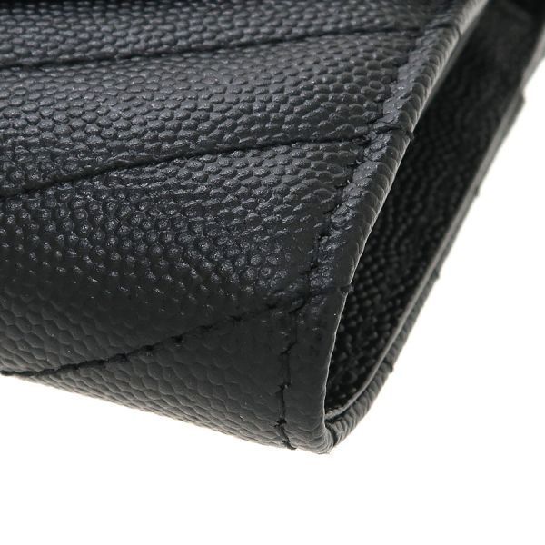 Saint Laurent Paris Monogram Compact Threefold Wallet