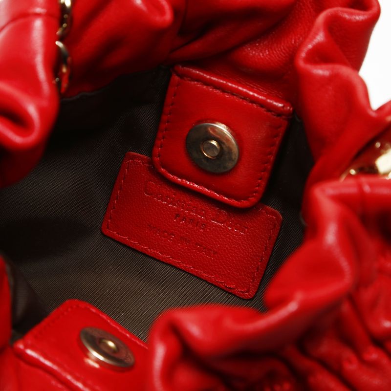 Dior Shoulder Bag Cannage Mini Pearl