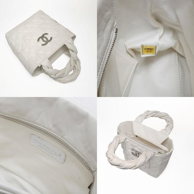 Chanel Handbag Leather CC Logo