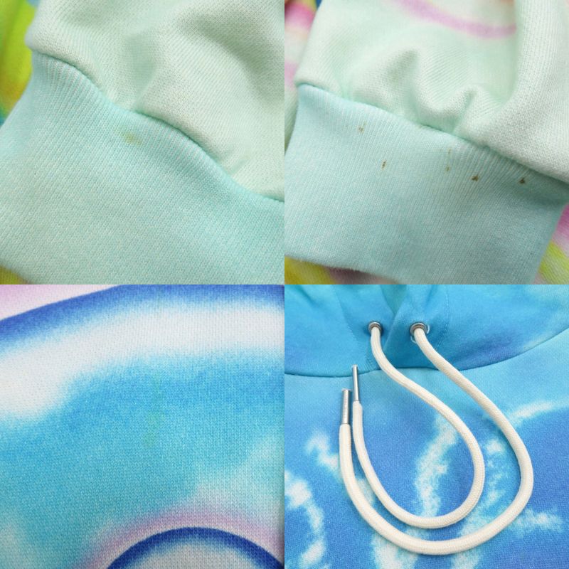 Celine Marcelo Lovin Heavenly Days Hoodie Pullover Cotton Blue Jacket