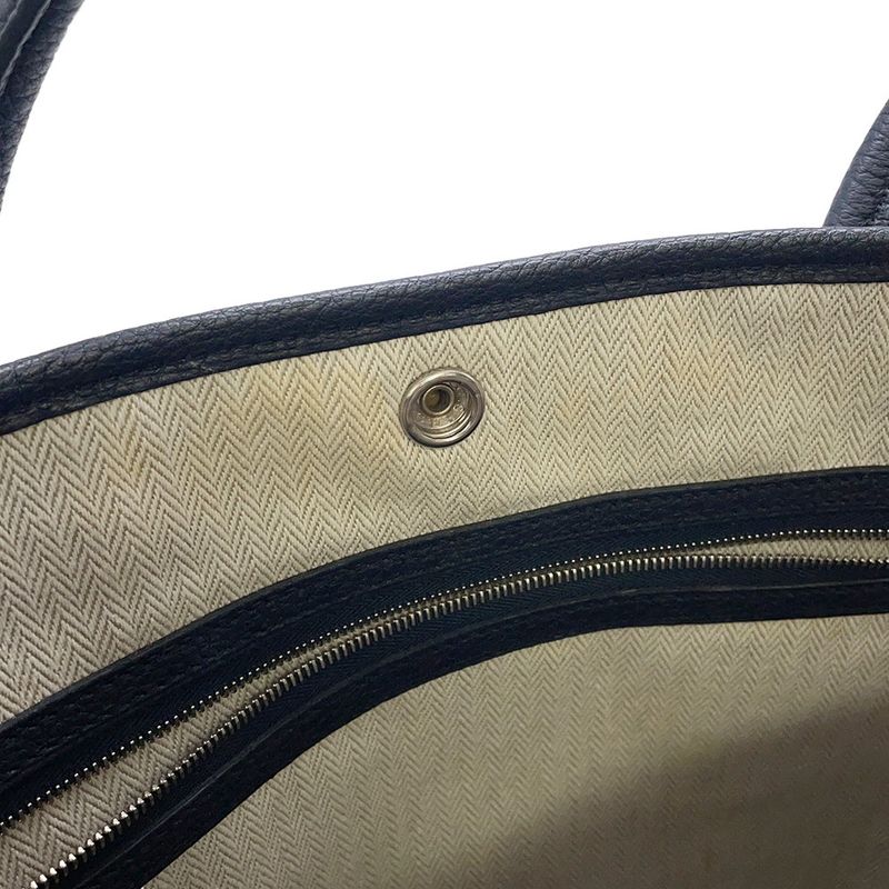 Hermes Tote Garden Party PM Blue Nuit Silver Negonda Blue-nuit