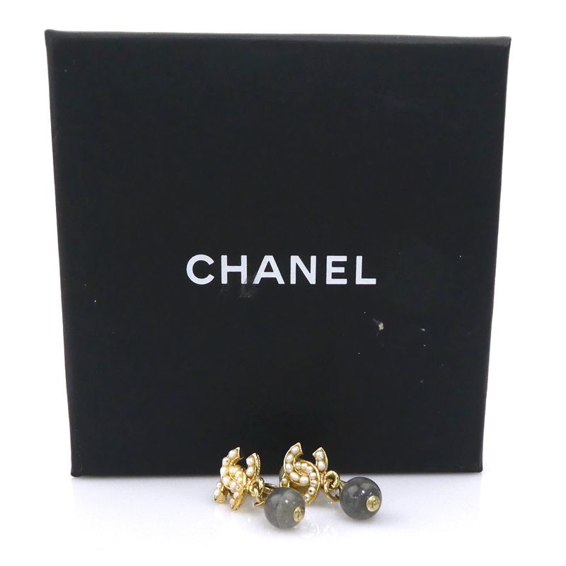Chanel Earrings White