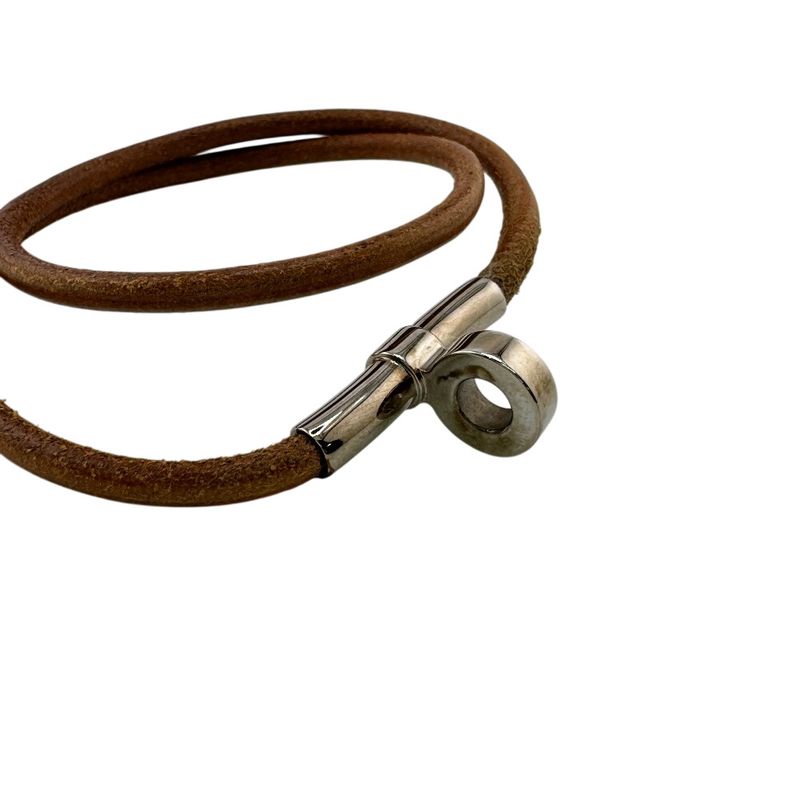 Hermes Bracelet Double Kelly Choker Brown