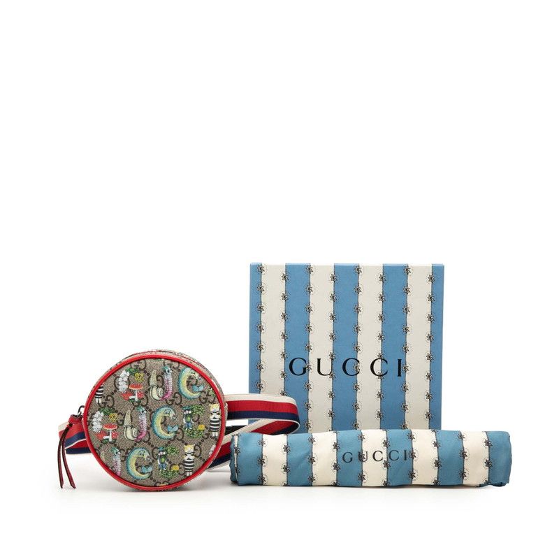 Gucci Yuko Higuchi Children's GG Supreme Waist Bag Pochette Beige