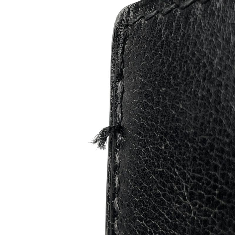 Hermes Kelly Sports GM Outside Sewing Shoulder Bag Box Calf Black 〇W