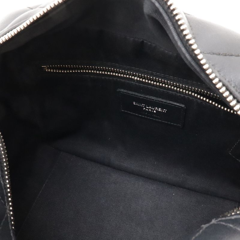 Saint Laurent Paris YSL Monogram Lou Chain Shoulder Bag Quilting Leather