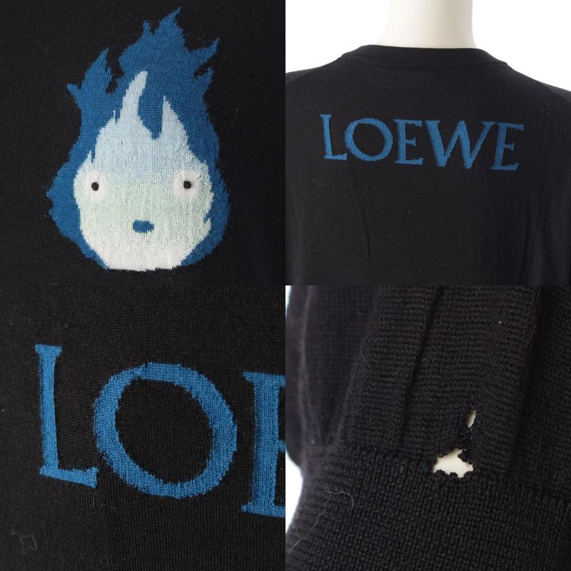 Loewe Studio Ghibli Wool Knit Sweater Black S