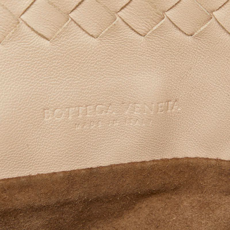 Bottega Veneta Intrecciato Tote Pink Beige Leather