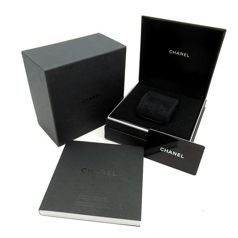 Chanel Watch Diamond Bezel Box Warranty Ceramic